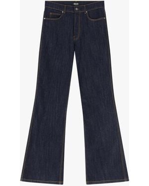 Dixie Jeans A Zampa Con Vita Alta - Blu
