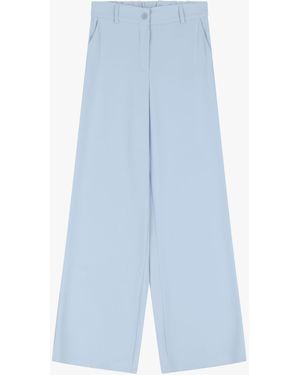 Dixie Pantaloni A Gamba Larga Monocromatici - Blu