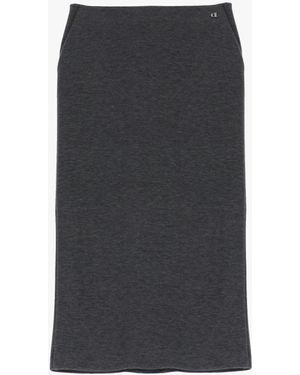 Dixie Gonna A Tubino Con Tasche Eleganti - Nero