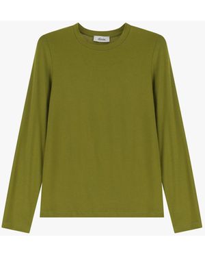 Dixie T-Shirt Manica Lunga Girocollo Vestibilità Regolare - Verde