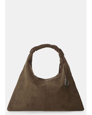 Dixie Borsa Con Struttura Trapezoidale - Marrone
