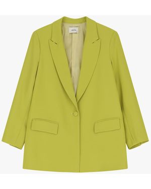 Dixie Blazer Con Chiusura A Un Bottone E Spille - Giallo