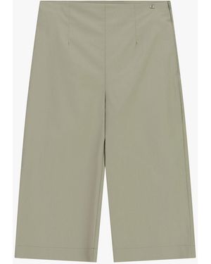 Dixie Pantaloni Cropped Vestibilità Dritta E Vita Media - Verde
