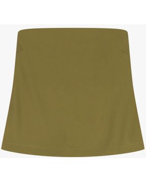 Dixie Top Diritto Senza Spalline A Tinta Unita - Verde