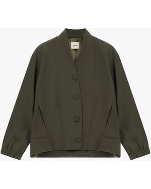 Dixie Veste-Chemise À Boutons Et Poignets Élastiqués - Vert