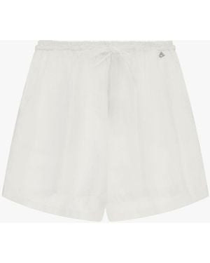 Dixie Shorts Regular-Fit Con Coulisse E Tasche Laterali - Bianco