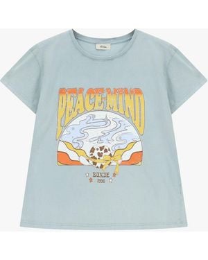 Dixie T-Shirt À Imprimé Graphique Coupe Regular - Bleu