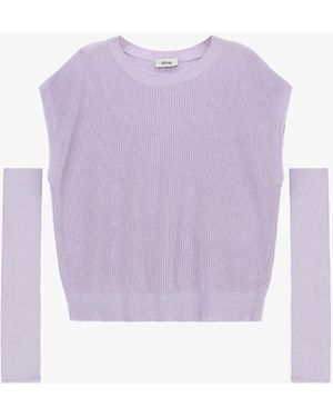 Dixie Top Sans Manches Avec Poignets Amovibles - Violet