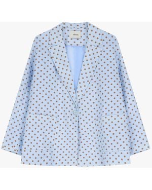 Dixie Blazer Con Bottoni E Tasche - Blu