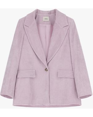 Dixie Blazer Con Abbottonatura Singola - Rosa