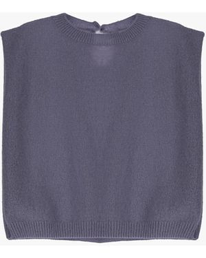 Dixie Maglia Senza Maniche Dritta - Blu