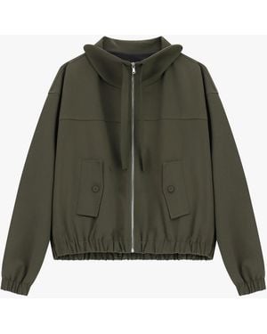 Dixie Blouson Zippé Avec Poches Plaquées Devant - Vert