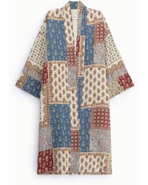 Dixie Cappotto Leggero A Stampa Patchwork Manica Ampia - Multicolore