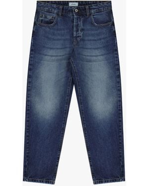 Dixie Jeans Confortevoli Stile Mom-Fit - Blu