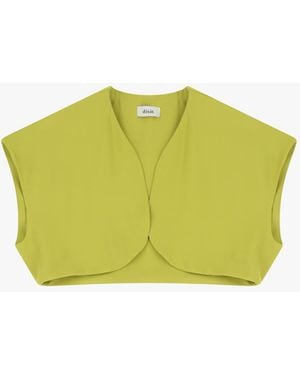 Dixie Gilet Con Design Senza Maniche - Giallo