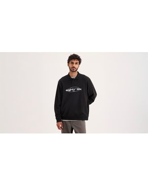 Dockers Eighty - Six Collared Sweatshirt, Relaxed Fit - Negro