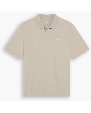Dockers Pique Polo, Slim Fit - Blanco