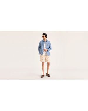 Dockers Straight Fit Ultimate Pull - On Short 8.5" - Negro