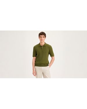 Dockers Sweater Polo, Regular Fit - Negro