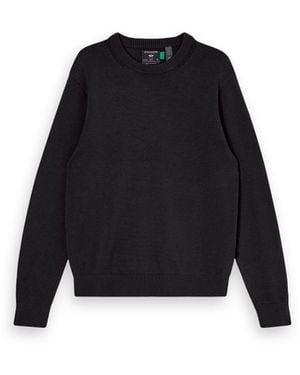 Dockers Crewneck Sweater, Regular Fit - Negro