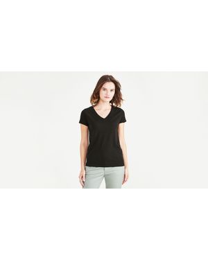 Dockers Slim Fit V - Neck Tee - Negro