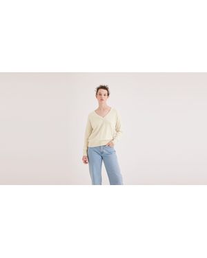 Dockers Regular Fit V - Neck Sweater - Negro