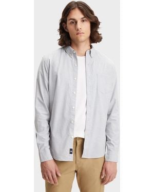 Dockers Slim Fit 2 Button Collar Shirt - Negro
