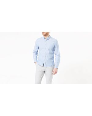 Dockers Slim Fit 2 Button Collar Shirt - Negro