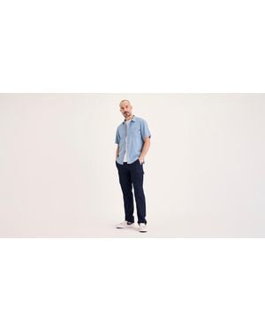 Dockers Utility Cargo Pant, Straight Fit - Negro