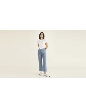 Dockers Straight Fit High Jean Cut Pants - Negro