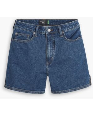 Dockers High - Rise Shorts - Bleu