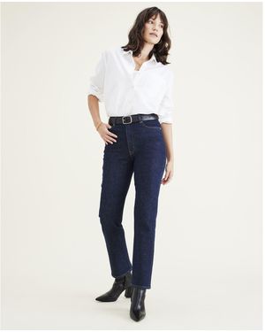 Dockers Slim Fit High Jean Cut Pants - Negro