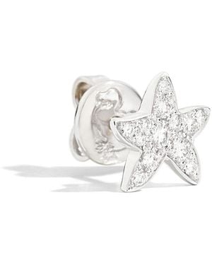 Dodo Diamond Star Earring - White