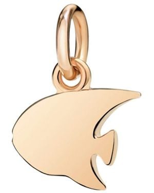 Dodo Rose Angel Fish Charm - Metallic