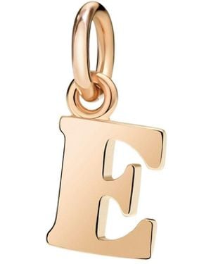 Dodo Ciondolo Lettera E Oro Rosa - Metallizzato