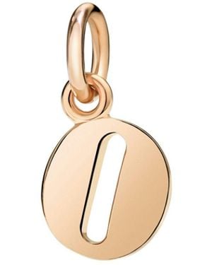 Dodo Rose Letter O Charm - Metallic