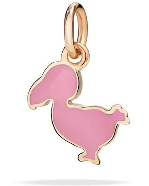 Dodo Rose & Enamel Junior Charm - Pink