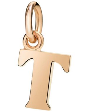 Dodo Anhänger Buchstabe T Roségold - Mettallic