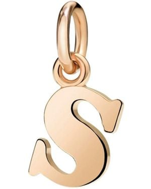 Dodo Rose Letter S Charm - Metallic