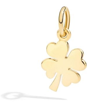 Dodo Four Leaf Clover Charm - Metallic