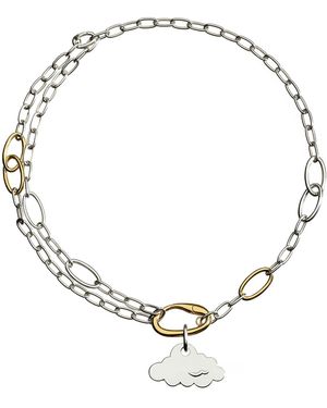 Dodo Essentials Necklace & Cloud Charm - Metallic