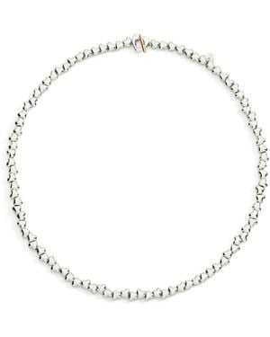 Dodo Sterling Heart Necklace - Metallic