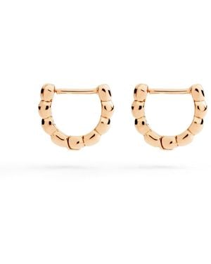 Dodo Rose Granelli Hoop Earrings - Metallic