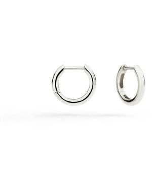 Dodo Sterling Essentials Hoop Earrings - Metallic