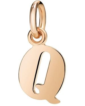 Dodo Rose Letter Q Charm - Metallic