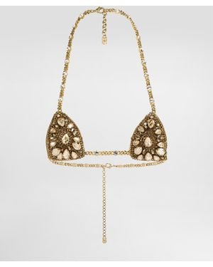 Dolce & Gabbana Bh Mit Stickerei - Mettallic