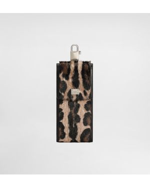 Dolce & Gabbana Etui Leo Aus Ziegenleder - Weiß