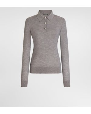 Dolce & Gabbana Pullover Aus Kaschmir - Grau
