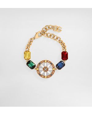 Dolce & Gabbana Armband Mit Carretto-Rad - Weiß
