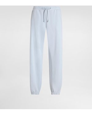 Dolce & Gabbana Fleece Trousers With Embroidery - Blau